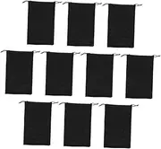 [Baluue] 10pcs Ski Goggles Storage Bag Microfiber Pouch for Sunglasses Soft and Lightweight Drawstring Case Drawstring Carrying Pouch