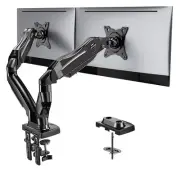 HUANUO Dual Monitor Stand - Full Adjustable Monitor Desk Mount Swivel Vesa Br...