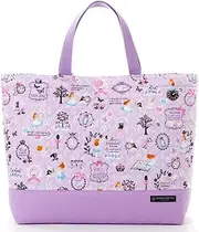 Colorful Candy Style N7807200 Girls Lesson Bag, Gusset, Quilted, Handbag, Picture Book Bag, Tote Bag, Alice and Wonderland Tea Party