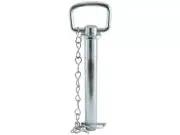 Hitch Pin with Chain & Linch Pin 1x7-7/32" 25mm Ã˜ Usable Length 183mm