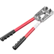 Battery Cable Lug Crimping Tool - Aluminum Terminal Crimper with 60PCS Aluminum Ring Connectors