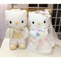 在飛比找蝦皮購物優惠-Hello Kitty 娃娃 玩偶 結婚 婚禮 對偶 限量 