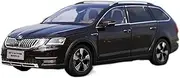 Scale Finished Model Car 1:18 Scale for Skoda Mingrui Station Wagon Scale Model Car Diecast Alloy Mini Car Static Display Collectible Miniature Replica Car(Black)