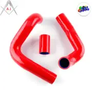 Red For Mitsubishi Pajero / Shogun MK2 2.8 TD V26 LWB 4M40 Silicone Hoses Kit
