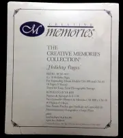 Creative Memories 8x10 Holiday Scrapbook Pages 5 Shts/ 10 Pgs NIP RCM-10H 8 x 10