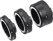 Macro Extension Tube Set 3-Piece 12mm 20mm 36mm Auto Focus Extension Tube Rings Replacement for Nikon F-Mount AF Lens for Nikon