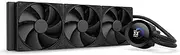 NZXT Kraken Plus 360 – AIO CPU Liquid Cooler – 360mm Radiator – 3 x F120P Fans – Customizable 1.54" Square LCD – AMD® AM5, AM4 – Intel® LGA 1851/1700, 1200/115X – Black