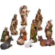 11 Piece Christmas Nativity Scene Figurines Set Decoration 6 Inch N0288 New
