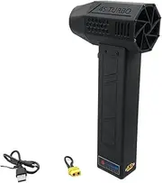 Veulrn 50mm Turbo Jet Fan XL Violent Fan 4000 MAh Stepless Speed Adjustment 1300g Thrust Air Blower Car Yard Cleaner