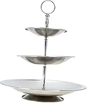 VALICLUD Multi-Layer Fruit Plate Snack Stand Dessert Display Decorative Tray Space-Saving Storage