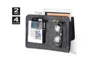 Storage Bag Hanging Sofa Bedside Organizer Caddy Pocket Bed Phone Book Holder (Two Size Four Colours)