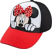 [Disney] Minnie Mouse Girls Baseball Cap - Ages 4-12 Years - Many Styles - Adjustable - 100% Cotton