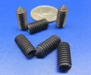 Alloy Steel Set Screws, Cone Point, 5/16"-18 x 3/4" Length, 25 Pieces