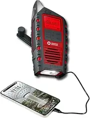 Eton American Red Cross Adventure Series Odyssey- Multi-Powered All-Band Radio (AM/FM/NOAA/Shortwave) with Bluetooth, Solar Powered, Battery Powered, LED Flashlight, Phone Charger