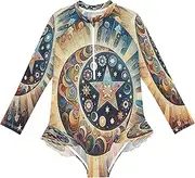 [Joitme] Celestial Moon Girls' Pool & Beach Swimsuit Size 3
