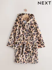 Brown Animal Print Robe (5-16yrs) (AD3742) | $33 - $53