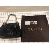 在飛比找蝦皮購物優惠-【GUCCI 古馳】536196 SOHO雙G LOGO 流