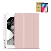 StylePro combo, iPad 10th and 11th generation folio case with screen-protector, pink.