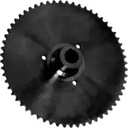 OCTOPUS Go Kart Live Axle Sprocket 60 Tooth Fits #40#41#420 1” bore 1/4 key