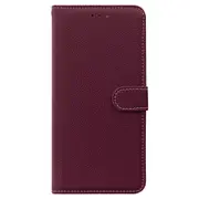 MCC Folio Case Samsung Galaxy A52s 5G Leather Cover Photo Phone A528 [Wine]