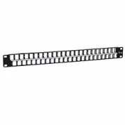 Icc Ic107Bp481 Patch Panel, Blank, 48-Port, Hd, 1 Rms