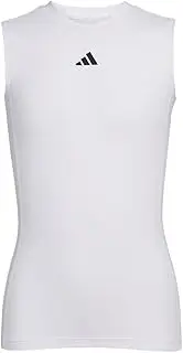 [adidas] Boys' Moisture Wicking Techfit Compression Shirt Sleeveless