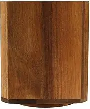 BETIMFAN 1Pc/2Pcs Wood Utensil Holder 360° Rotating Acacia Utensil Crock Multipurpose Cooking Spoon Spatula Organizer Kitchen Tool Storage for Countertop(Style 1)