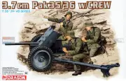 DML6152 1:35 Dragon 3.7cm Pak 35/36 with Crew