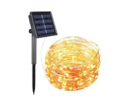 20M 200 LED Solar Fairy String Lights Xmas Outdoor Garden Fence Decor Party Yard