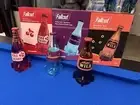 Bethesda Fallout Nuka Cola Quantum Wild & Cherry Glass Bottle + Caps Replica Set