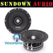 2 SUNDOWN AUDIO LCMR-6.5 PRO AUDIO 6.5" 100W RMS 4-OHM MIDRANGE SPEAKERS NEW