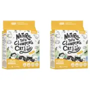 2x Cature Flushable 6L/2.4kg Milk Tofu Clumping Cat Litter Odour Control Pellets