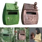 Vintage Mailboxes, Retro Style Mailbox That Locks, Mailbox Vertical Wall Mount
