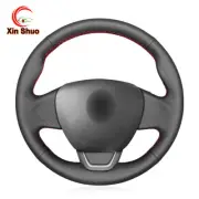 Hand-stitched Nappa Leather Car Steering Wheel Cover for Renault Kaptur Captur