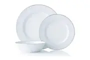 Noritake Glacier Platinum 12 Piece Dinner Set