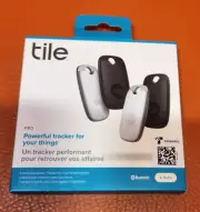 Life360 Tile Pro Powerful Bluetooth Tracker Key Finder Model RE51004 4 Pack New