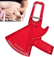 Body Fat Caliper | 0-88mm Skinfold Caliper Body Fat Caliper - Double Spring Handheld Fat Tape Portable Accurate Measure Tool for Monitoring BMI