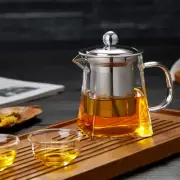 Heat Resistant Glass Teapot with Strainer Filter Infuser Tea Pot 350ml