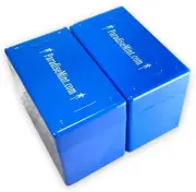 2 x Paradise Mint 10 Coin Blue Storage Boxes Cases for NGC and PCGS Slabs