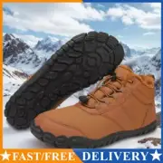 Winter Snow Boots Fur Lined Snow Boots Non-Slip Ankle Snow Shoes for Men Women A