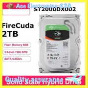 Seagate FireCuda 2TB 3.5" Internal (ST2000DX002) SSHD (Solid State Hybrid Drive)