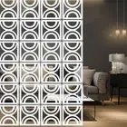 modern Privacy Screen, Room Divider Panel Modern Hanging Screen wooden partition