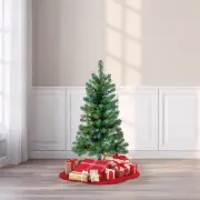 4' Pre-Lit Indiana Spruce Christmas Tree with Color-Changing Lights Multi Clear