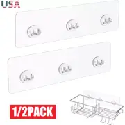 2Pcs Shower Caddy Adhesive Replacement Adhesive Shower Caddy Shelf Adhesive USA