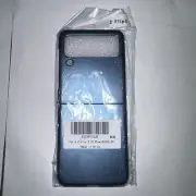 Unbranded Blue Plastic Case For Samsung Galaxy Z Flip 3 New