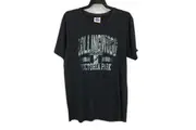 AFL Footy Classics Retro Collingwood Magpies Grey Collegiate Tee Men Sz M NEW