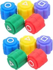 Abaodam 10pcs Traditional Korean Stone Throwing and Girls Stone Catching Game Hand Eye Coordination Toy for Family