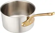 Endoshoji AST96018 Professional Super Denge, Stew Pan (No Lid), 7.1 inches (18 cm), Stainless Steel Pot for Induction Cookers, Made in Japan