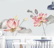 Lotus Flowers Wall Stickers