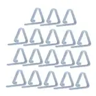 18 Pieces Clear Plastic Tablecloth Clips, Picnic Table Cloth Clips, Table